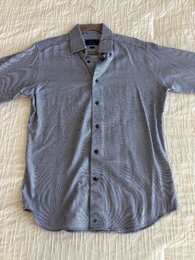 David Donahue Long Sleeve Button Down Shirt